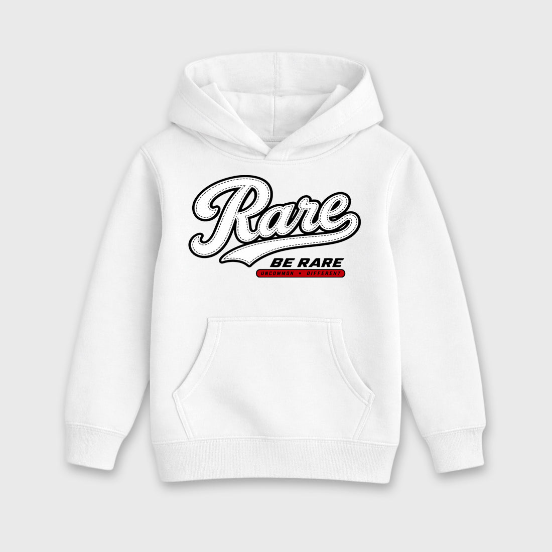 Rare Baby & Kids Graphic Hoodie featuring original artwork designed to match the Air Jordan 9 True Red. White 2 Kids Graphic Sweater.