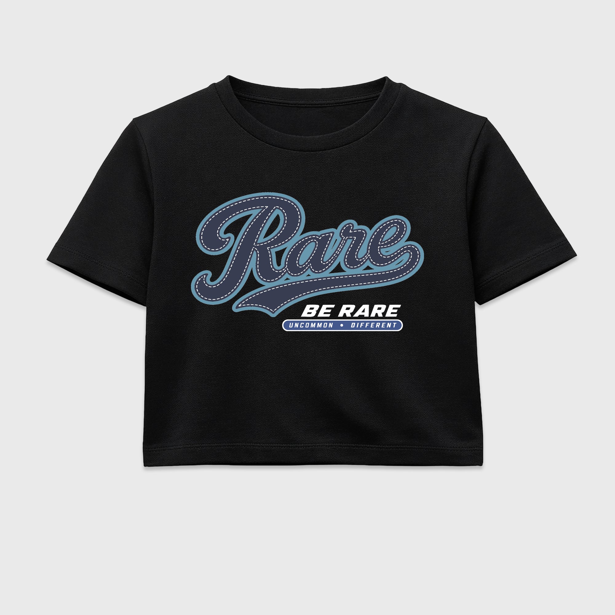 Rare women’s crop tee designed to match the Badbo 1.0 Night Navy, featuring coordinated Black 2 options for a perfect streetwear vibe.