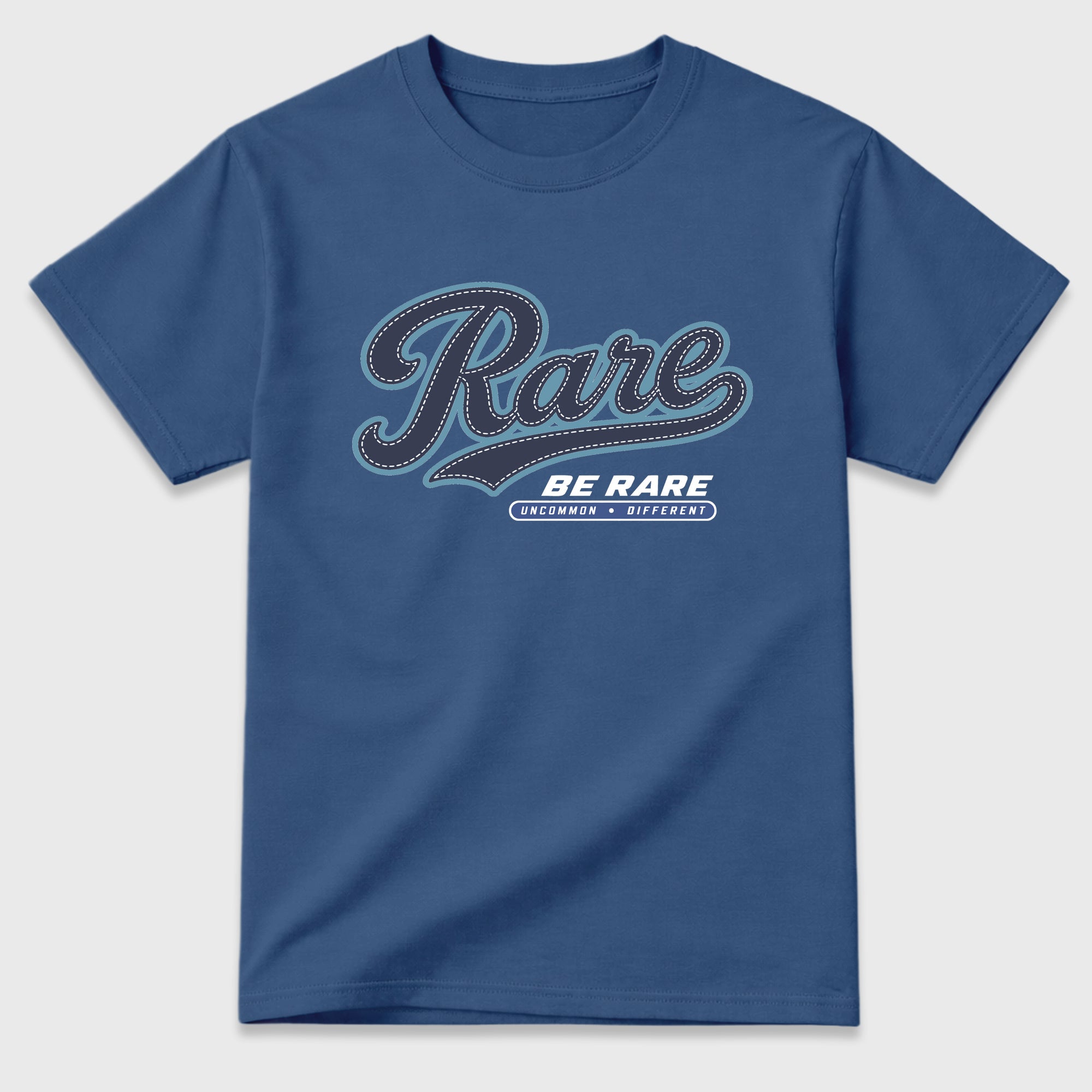 Rare Graphic T-Shirt featuring original streetwear artwork designed to match the Badbo 1.0 Night Navy. Denim Blue 2 Graphic T-Shirt.