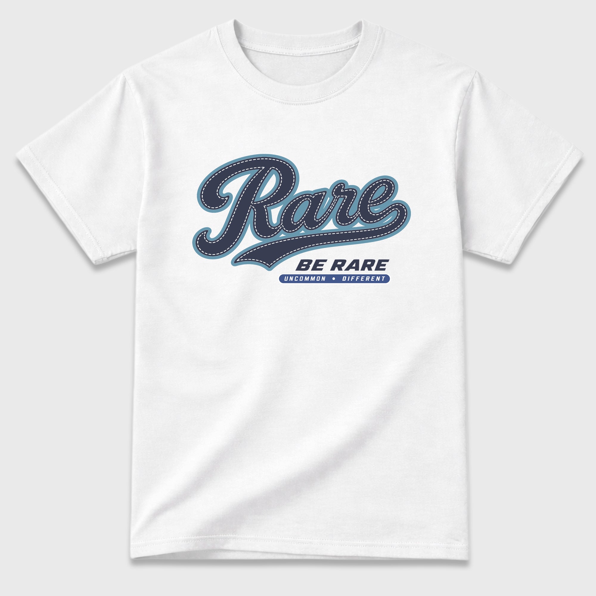 Rare Graphic T-Shirt featuring original streetwear artwork designed to match the Badbo 1.0 Night Navy. White 2 Graphic T-Shirt.