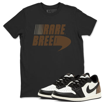 1s Mocha shirts to match jordans Rare Breed sneaker match tees Air Jordan 1 Mocha match shoes to clothes SNRT Sneaker Tees unisex cotton Black 1 shirts