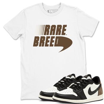 1s Mocha shirts to match jordans Rare Breed sneaker match tees Air Jordan 1 Mocha match shoes to clothes SNRT Sneaker Tees unisex cotton White 1 shirts