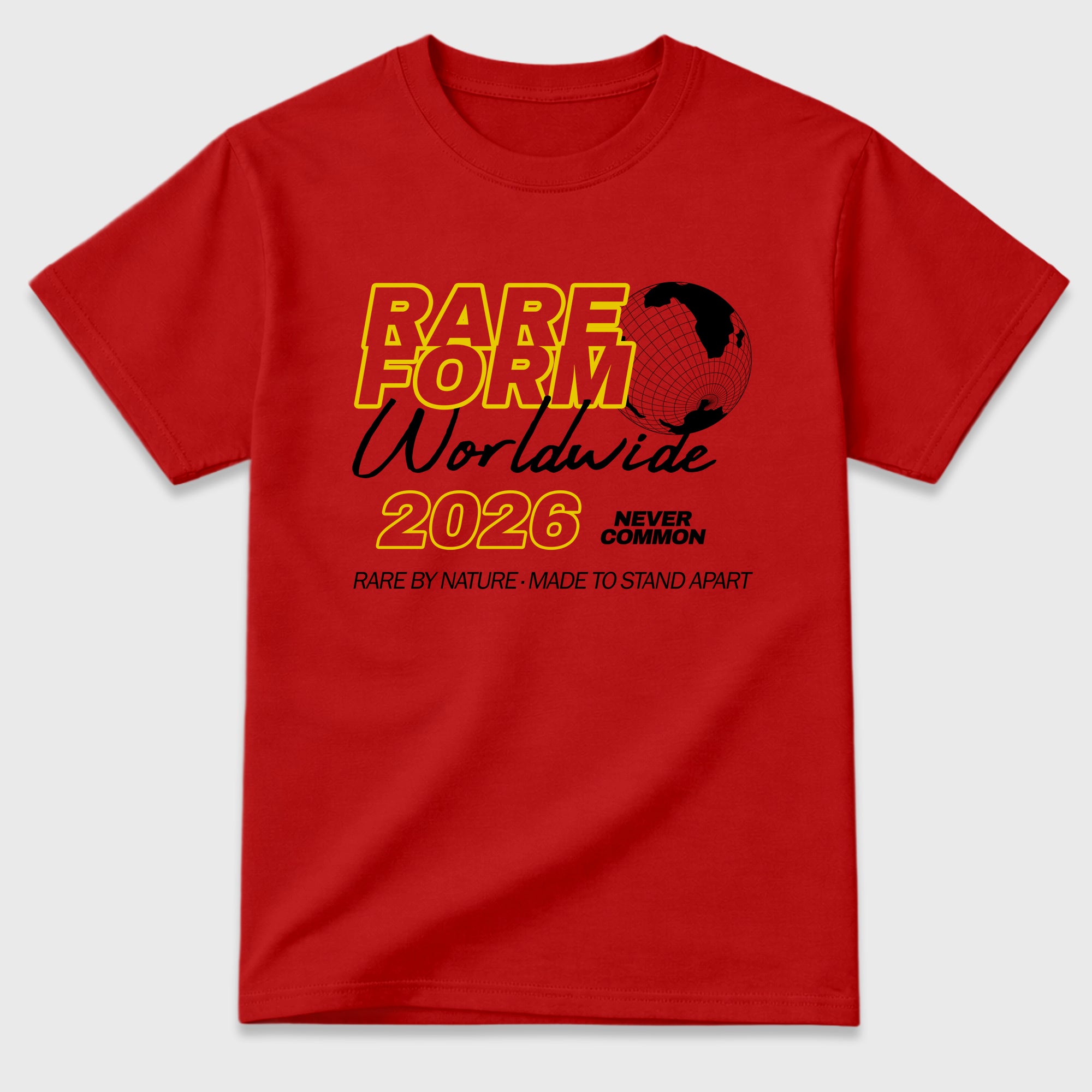Rare Form Graphic T-Shirt featuring original streetwear artwork designed to match the Air Jordan 14 Challenge Red. Red 2 Graphic T-Shirt.