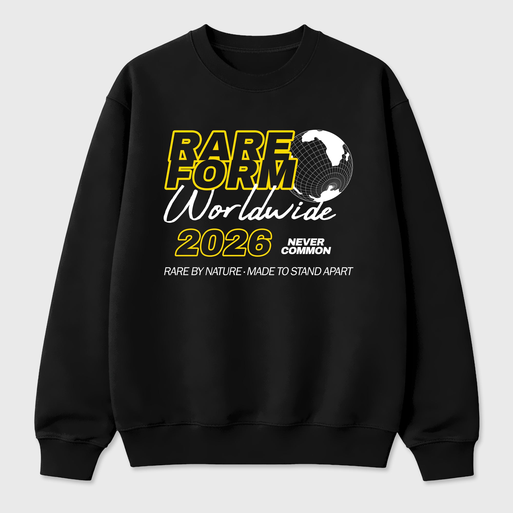 Rare Form Graphic T-Shirt featuring original streetwear artwork designed to match the Air Jordan 4 Tour Yellow. Black 2 Graphic Tee.