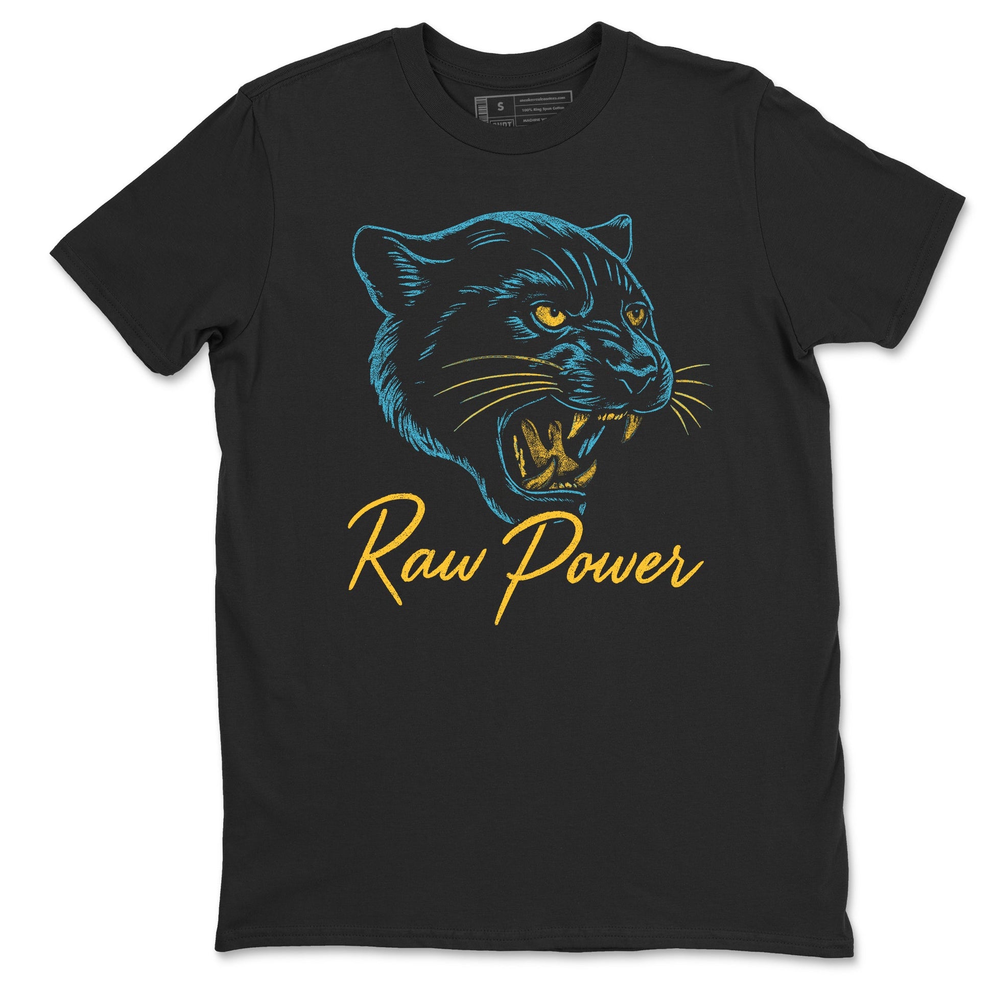 Sneaker match tees – Sneaker Tees To Match Air Jordan 11 Gamma Shoes – Raw Power Tee Black 2