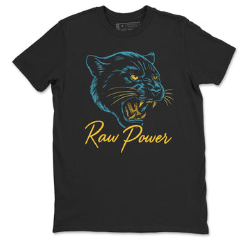Sneaker match tees – Sneaker Tees To Match Air Jordan 11 Gamma Shoes – Raw Power Tee Black 2