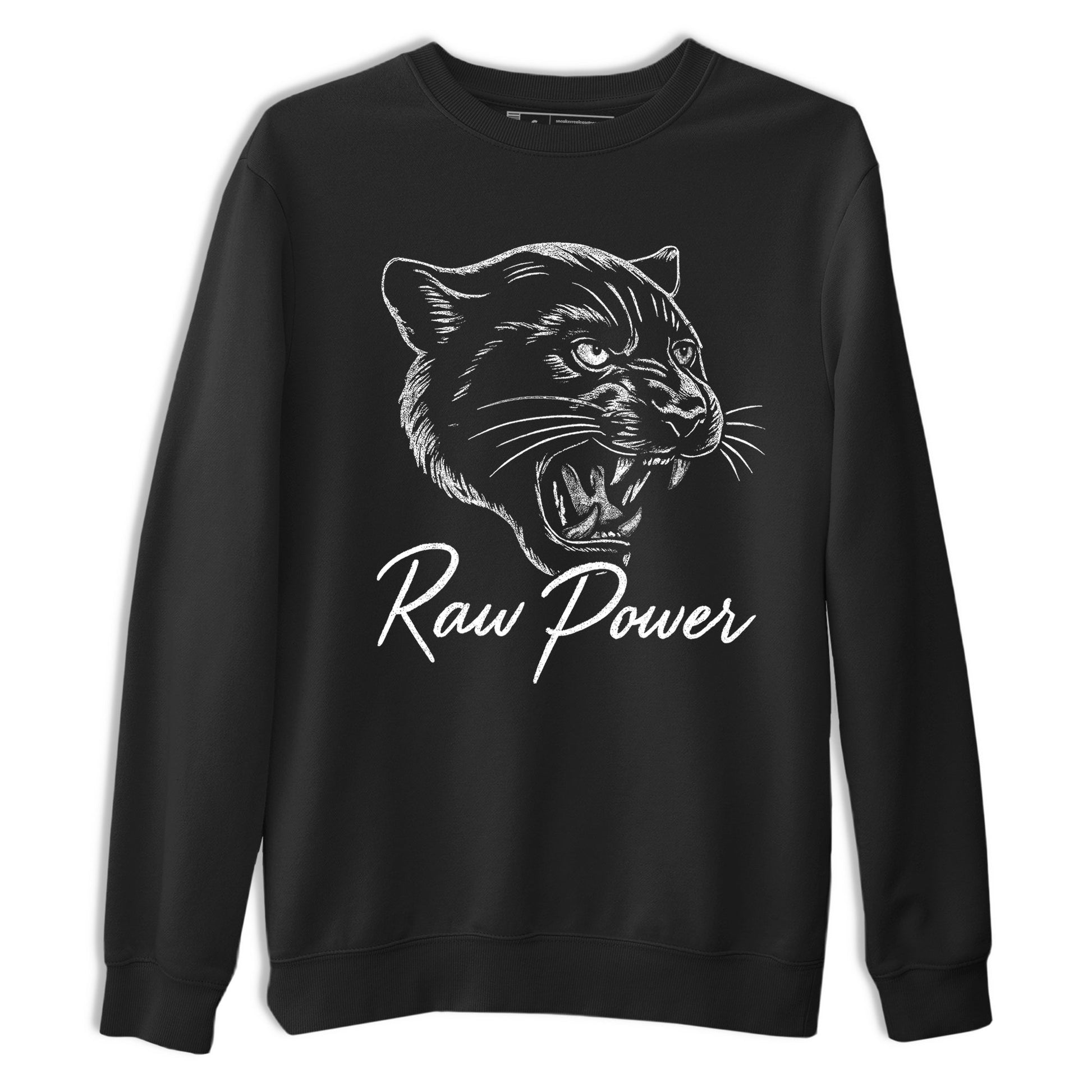 Sneaker match tees – Sneaker Tees To Match Air Jordan 4 Black Cat Shoes – Raw Power Tee Black 2