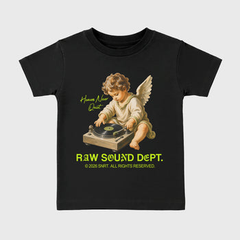 Sneaker match tees – Sneaker Tees To Match Air Foamposite Pro Black Shoes – Raw Sound Dept Kids T-Shirt Black 2