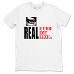 1s Black Toe shirts to match jordans Real Eyes best t shirts to wear with jordans Air Jordan 1 High OG Black Toe match shoes to clothes SNRT Sneaker Tees unisex cotton White 2 shirts