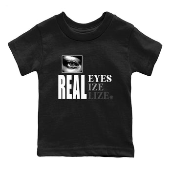 9s Cool Grey shirts to match jordans Real Eyes best t shirts to wear with jordans Air Jordan 9 Retro Cool Grey match shoes to clothes SNRT Sneaker Tees Youth Baby Black 2 tee