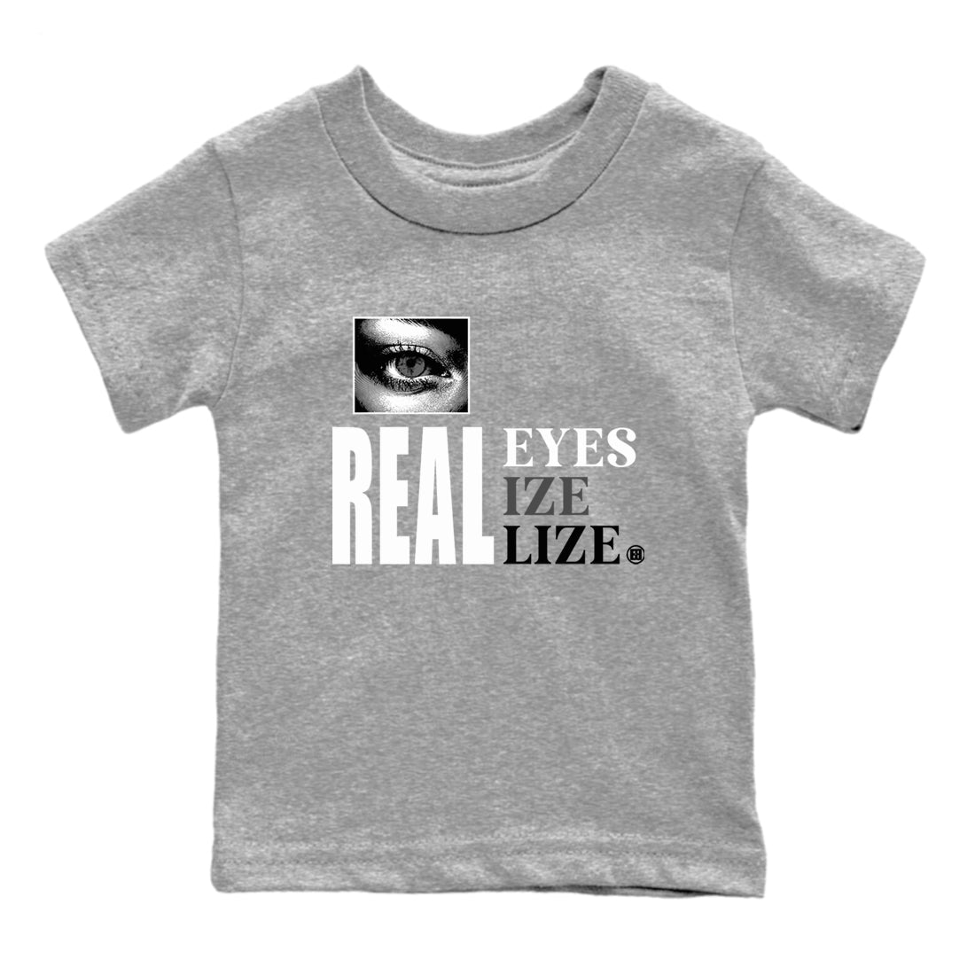 9s Cool Grey shirts to match jordans Real Eyes best t shirts to wear with jordans Air Jordan 9 Retro Cool Grey match shoes to clothes SNRT Sneaker Tees Youth Baby Heather Grey 2 tee