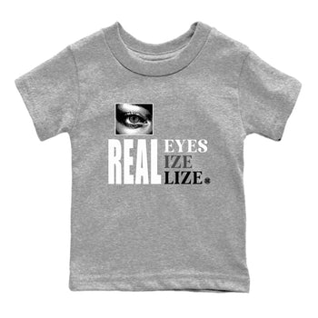 9s Cool Grey shirts to match jordans Real Eyes best t shirts to wear with jordans Air Jordan 9 Retro Cool Grey match shoes to clothes SNRT Sneaker Tees Youth Baby Heather Grey 2 tee