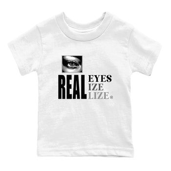 9s Cool Grey shirts to match jordans Real Eyes best t shirts to wear with jordans Air Jordan 9 Retro Cool Grey match shoes to clothes SNRT Sneaker Tees Youth Baby White 2 tee