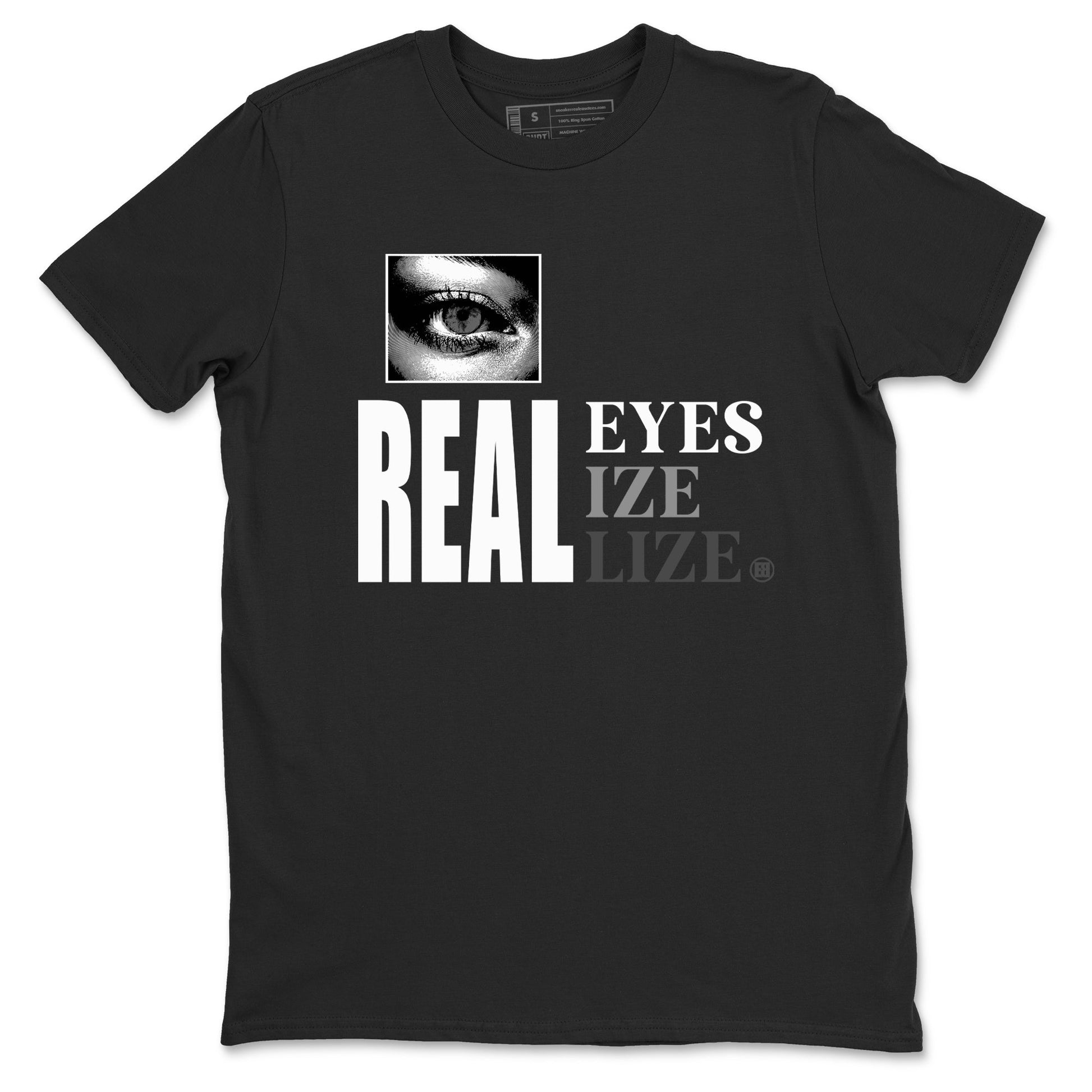 9s Cool Grey shirts to match jordans Real Eyes best t shirts to wear with jordans Air Jordan 9 Retro Cool Grey match shoes to clothes SNRT Sneaker Tees unisex cotton Black 2 shirts