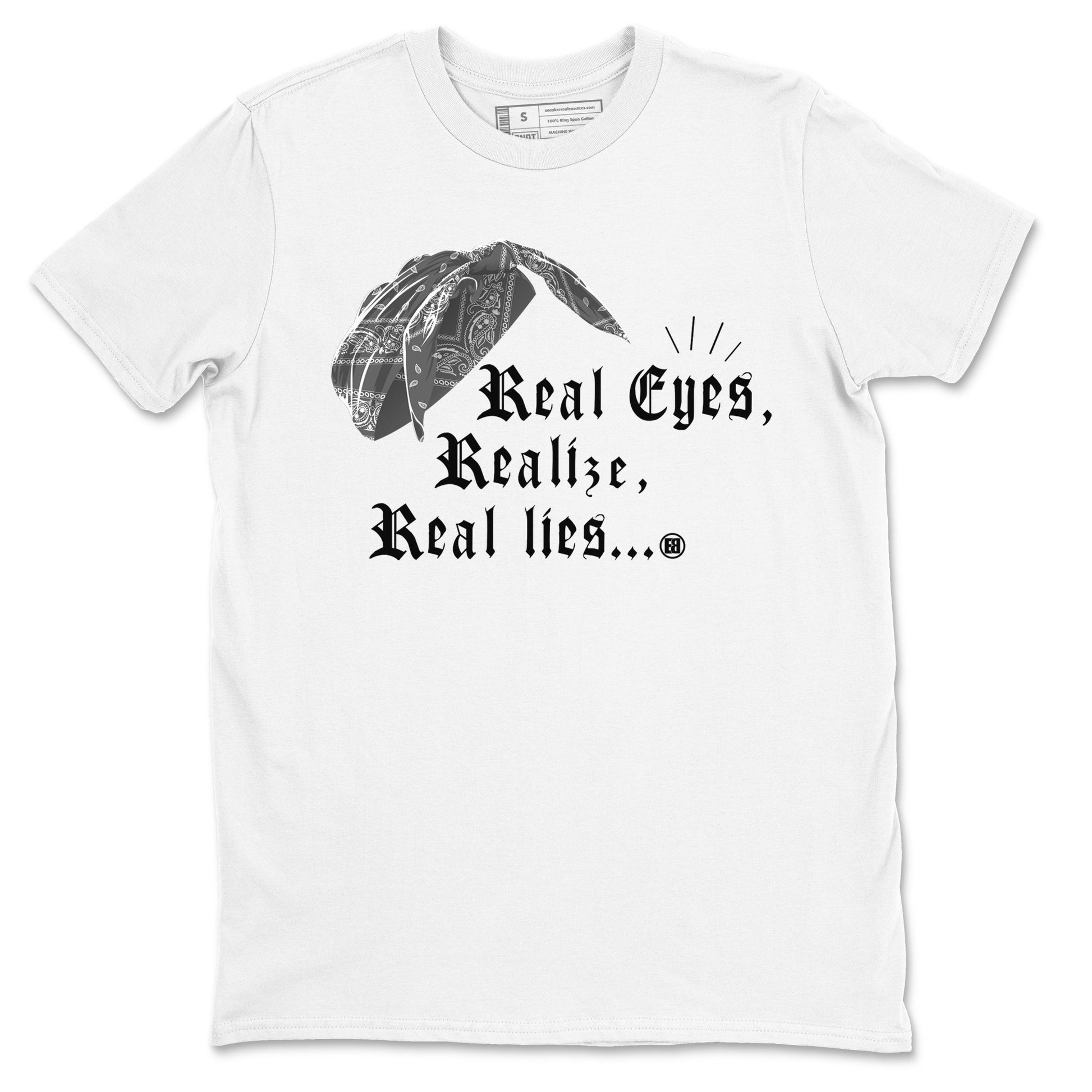 12s Black Wolf Grey shirts to match jordans Real Eyes Realize Real Lies sneaker match tees Air Jordan 12 Barons SNRT Sneaker Release Tees unisex cotton White 2 crew neck shirts