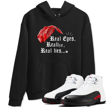 12s Taxi Flip shirt to match jordans Real Eyes Realize Real Lies sneaker tees Air Jordan 12 Taxi Flip SNRT Sneaker Release Tees unisex cotton Black 1 crew neck shirt