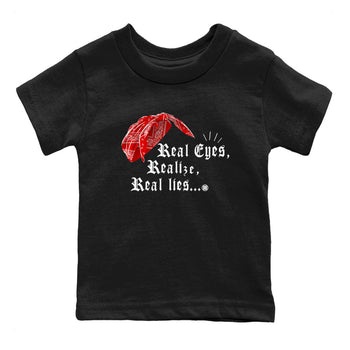 12s Taxi Flip shirt to match jordans Real Eyes Realize Real Lies sneaker tees Air Jordan 12 Taxi Flip SNRT sneaker release tees baby toddler Black 2 cotton Shirt
