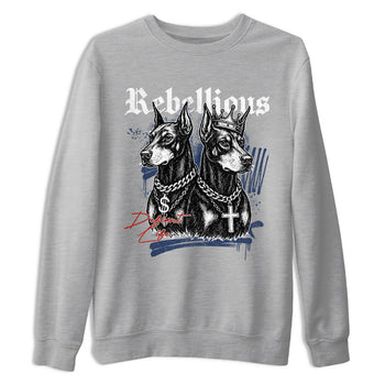 Sneaker match tees – Sneaker Tees To Match Air Jordan 11 Rare Air Shoes – Rebellious Tee Heather Grey 2