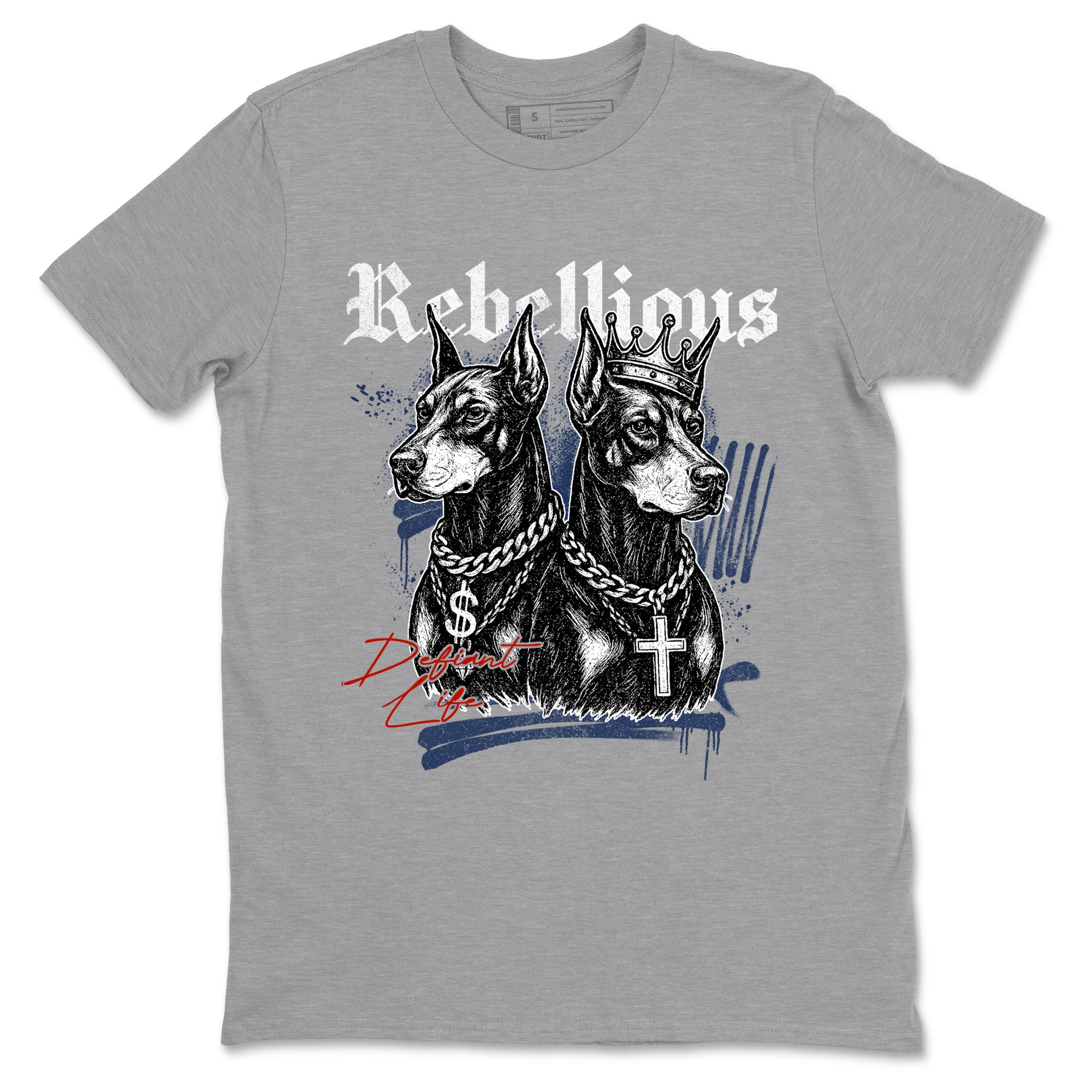 Sneaker match tees – Sneaker Tees To Match Air Jordan 11 Rare Air Shoes – Rebellious Tee Heather Grey 2