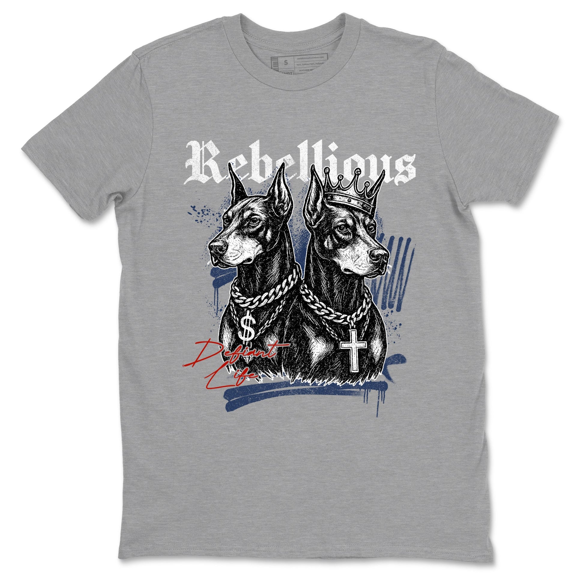 Sneaker match tees – Sneaker Tees To Match Air Jordan 11 Rare Air Shoes – Rebellious Tee Heather Grey 2