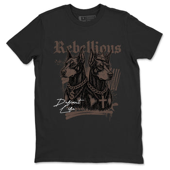 Sneaker match tees – Sneaker Tees To Match Air Jordan 4 Cave Stone Shoes – Rebellious Tee Black 2