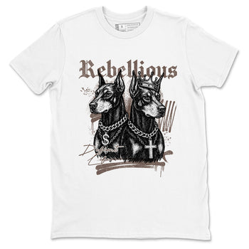 Sneaker match tees – Sneaker Tees To Match Air Jordan 4 Cave Stone Shoes – Rebellious Tee White 2