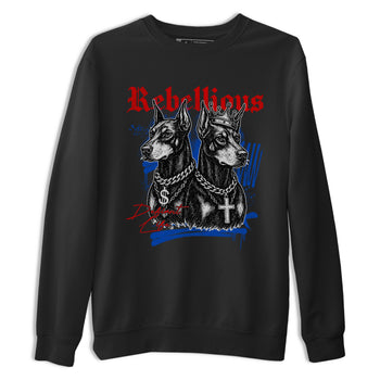 Sneaker match tees – Sneaker Tees To Match Air Jordan 4 Rare Air Shoes – Rebellious Tee Black 2