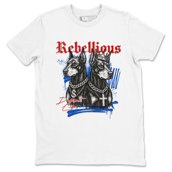 Sneaker match tees – Sneaker Tees To Match Air Jordan 4 Rare Air Shoes – Rebellious Tee White 2