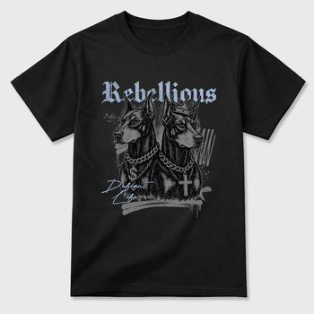 Sneaker match tees – Sneaker Tees To Match Air Jordan 5 Wolf Grey Shoes – Rebellious Tee Black 2