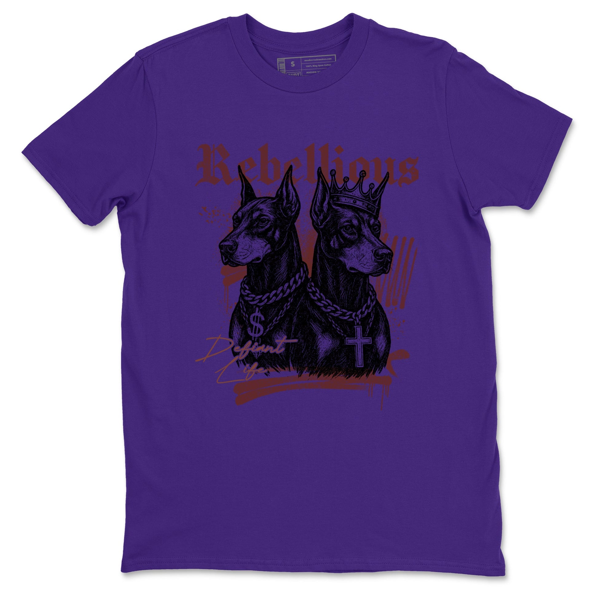 Sneaker match tees – Sneaker Threads To Match Dunk Low Persian Violet Shoes – Rebellious Tee Purple 2