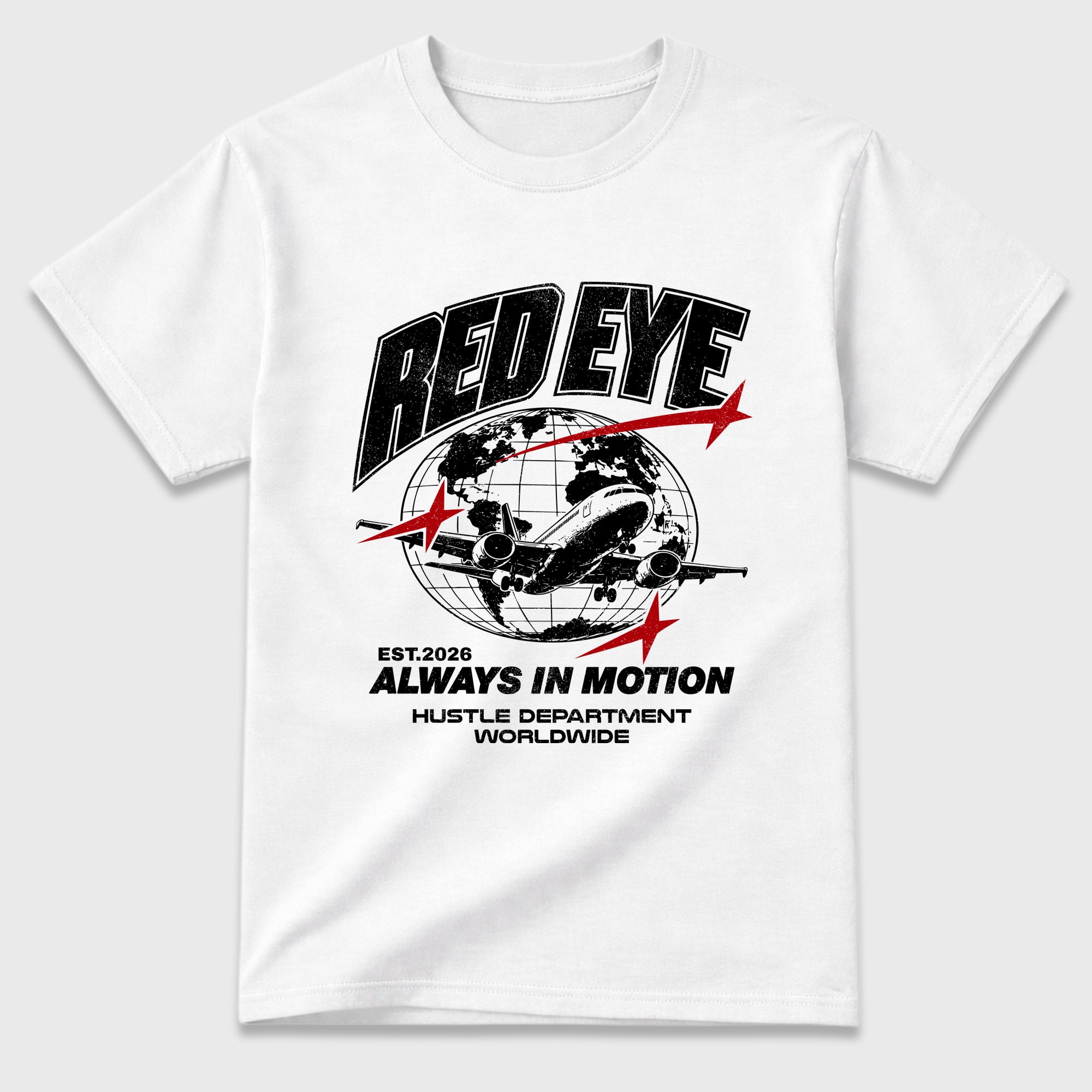 Red Eye Graphic T-Shirt featuring original streetwear artwork designed to match the Air Jordan 9 True Red. White 2 Graphic T-Shirt.