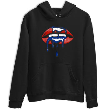 Sneaker Threads – Sneaker Tees To Match Air Jordan 11 Rare Air – Retro Dripping Lips Graphic Tee Black 2. Perfect for Jordan releases 2025 colorways.