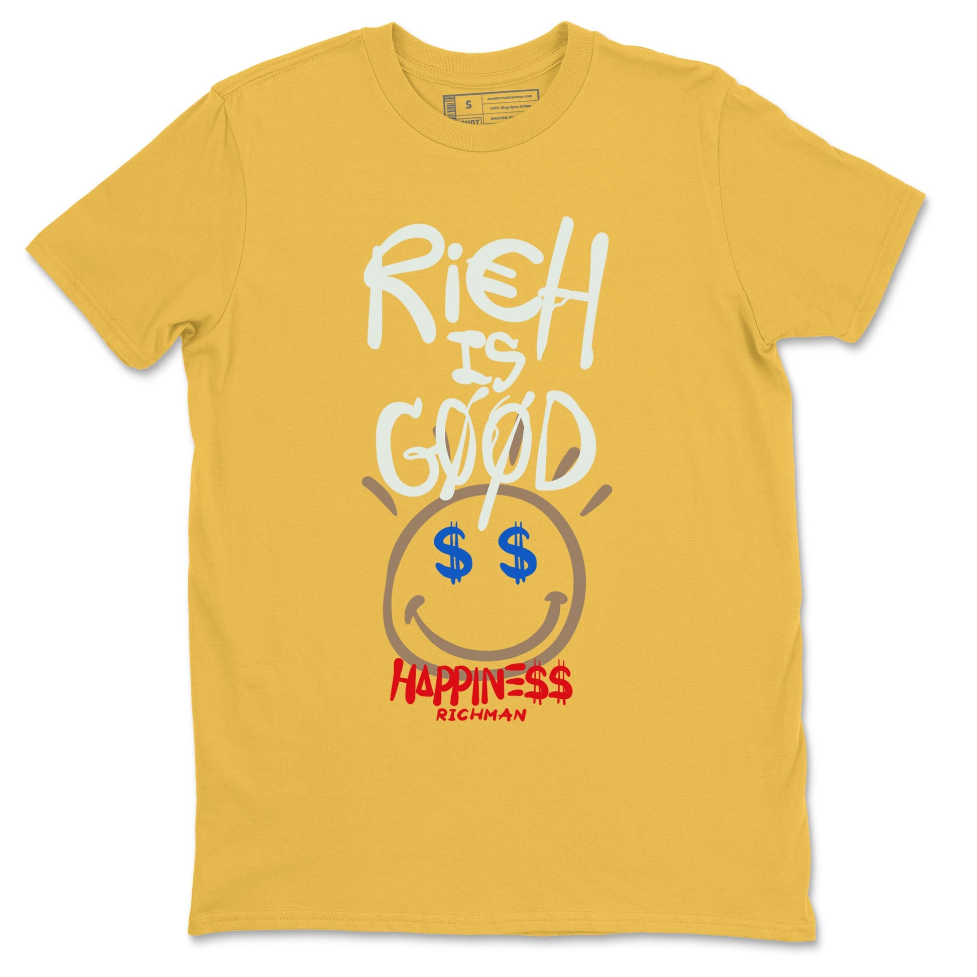 1s Travis Scott Canary shirt to match jordans Rich Is Good sneaker tees Air Jordan 1 Travis Scott Canary SNRT Sneaker Release Tees unisex cotton Daisy 2 crew neck shirt