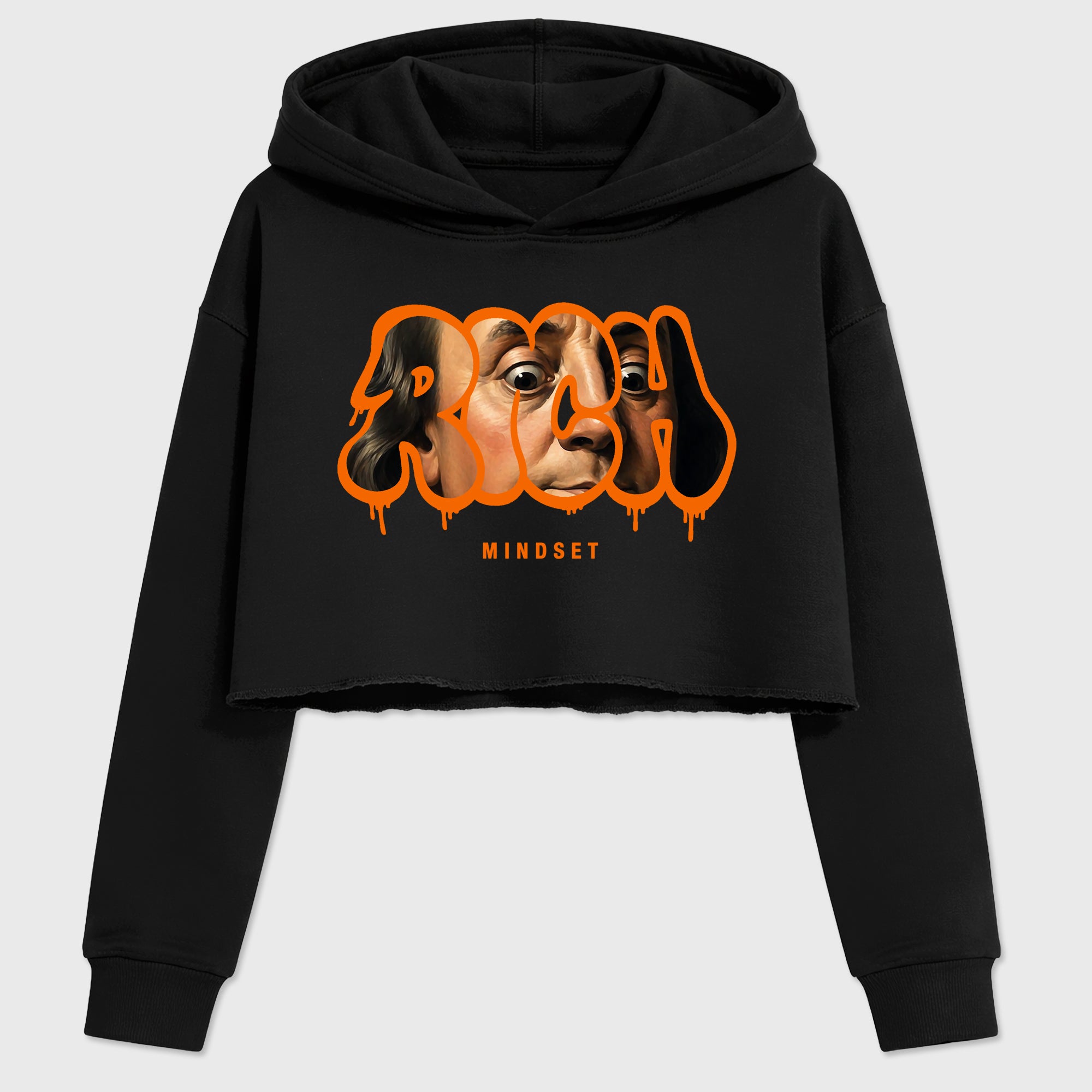 Sneaker match tees – Sneaker Tees To Match Air Jordan 3 Orange Citrus Shoes – Rich Mindset Crop T-Shirt Black 2