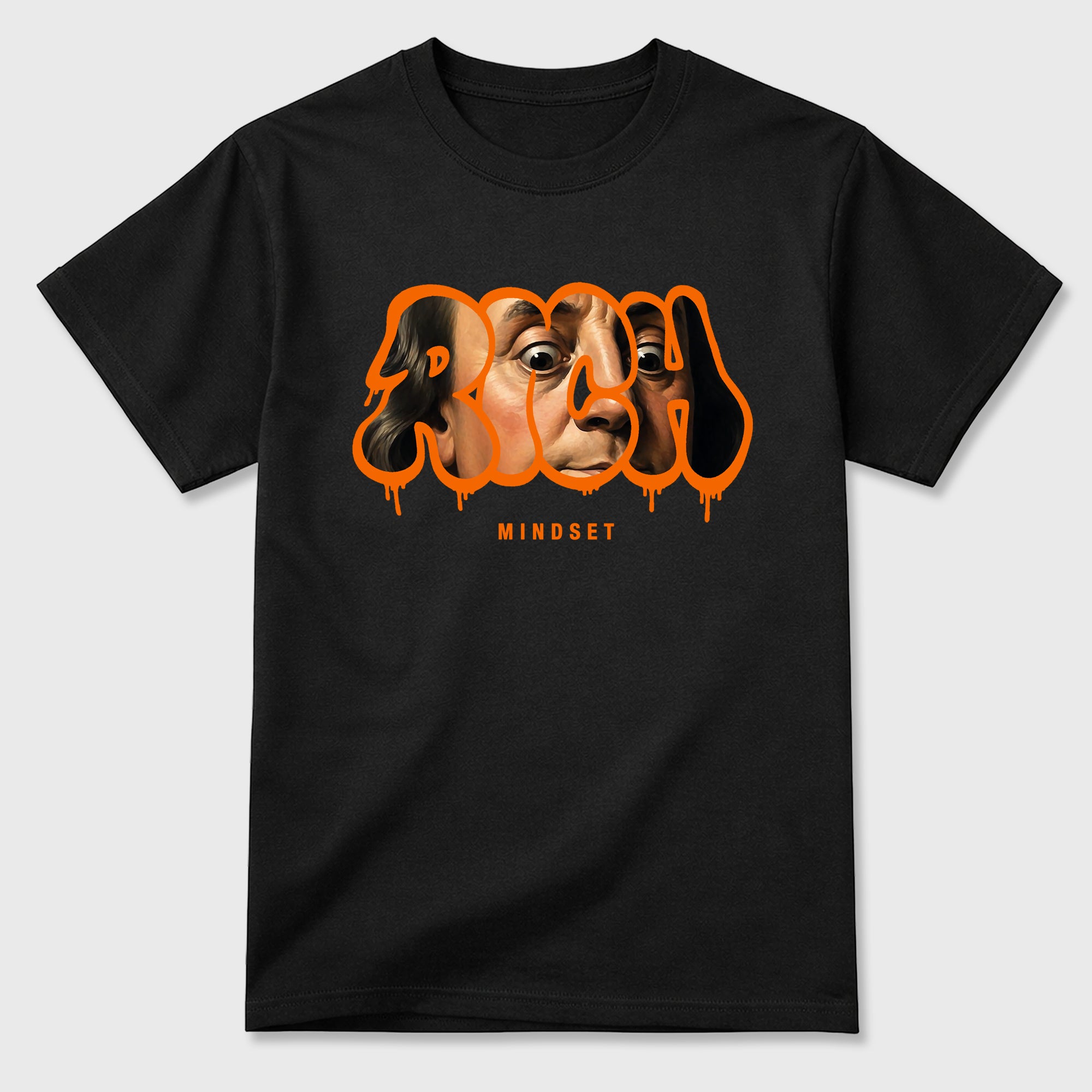 Sneaker match tees – Sneaker Tees To Match Air Jordan 3 Orange Citrus Shoes – Rich Mindset Tee Black 2