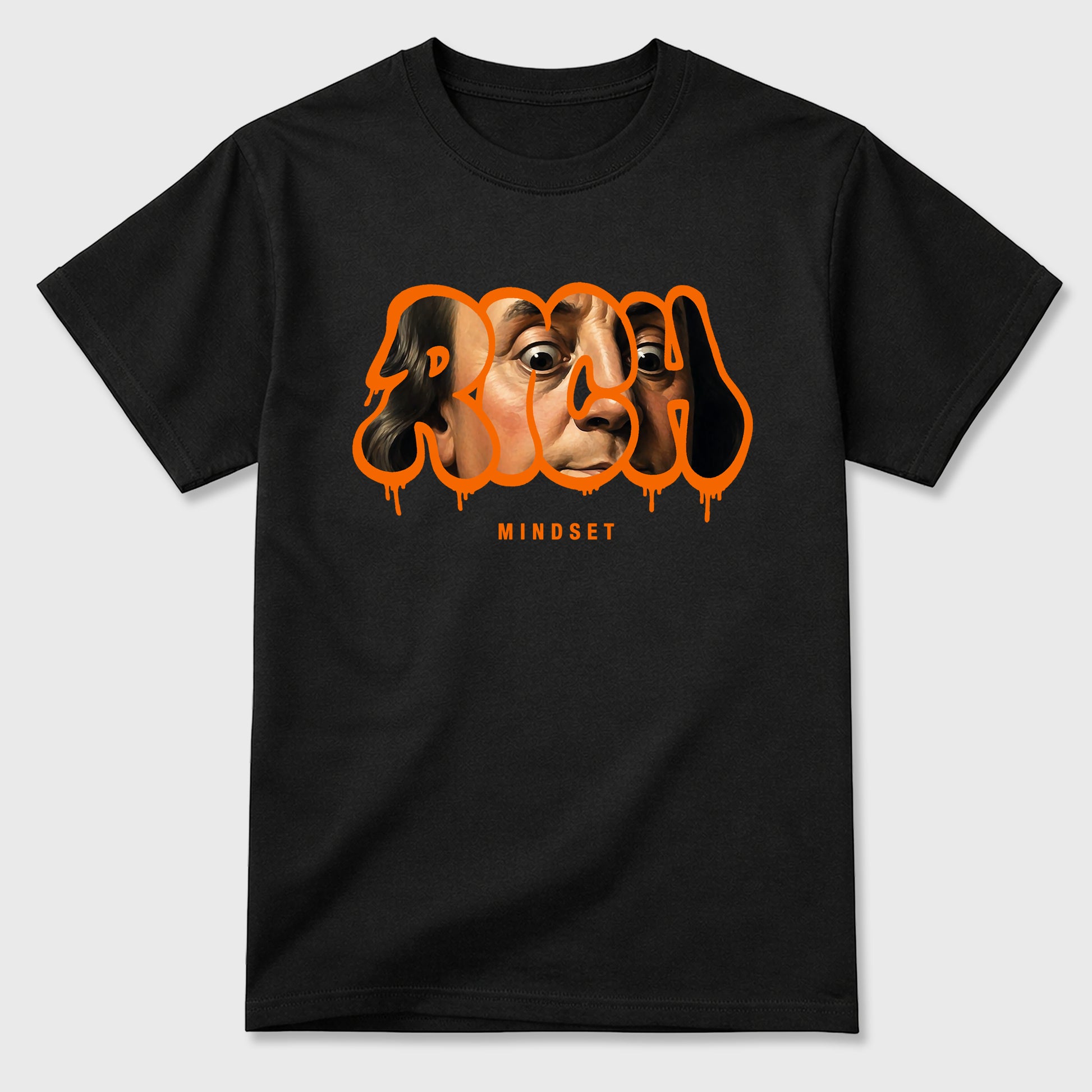Sneaker match tees – Sneaker Tees To Match Air Jordan 3 Orange Citrus Shoes – Rich Mindset Tee Black 2