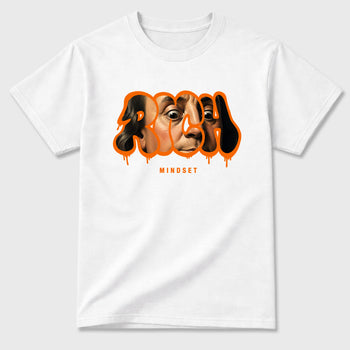 Sneaker match tees – Sneaker Tees To Match Air Jordan 3 Orange Citrus Shoes – Rich Mindset Tee White 2