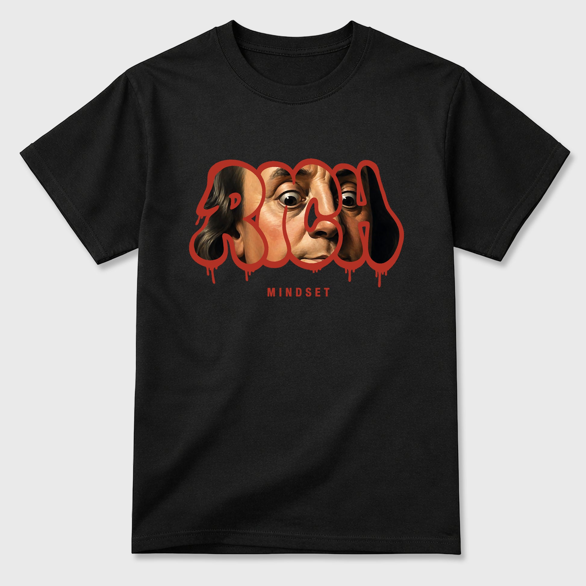Sneaker match tees – Sneaker Tees To Match Air Jordan 4 Brick After Brick Shoes – Rich Mindset Tee Black 2