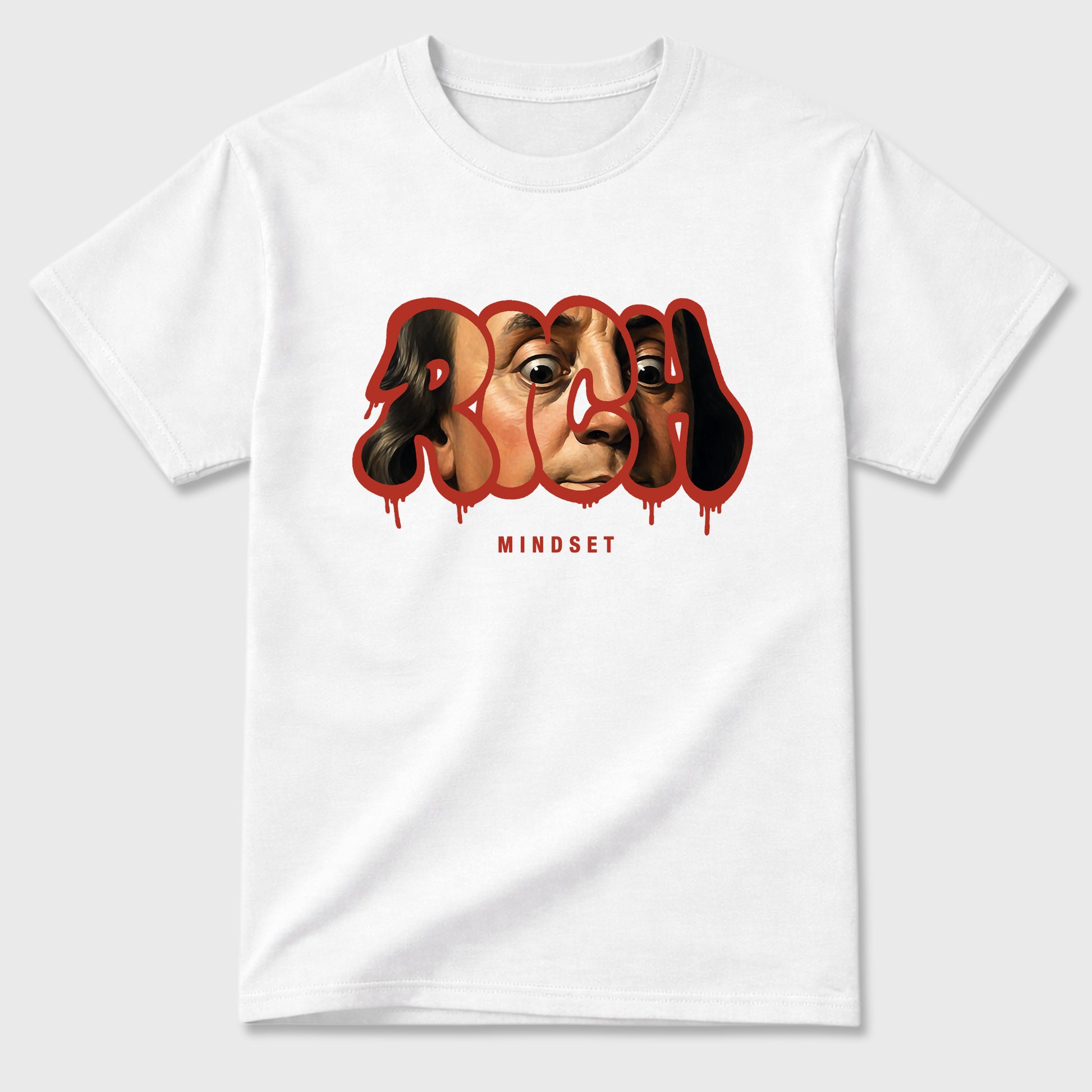Sneaker match tees – Sneaker Tees To Match Air Jordan 4 Brick After Brick Shoes – Rich Mindset Tee White 2