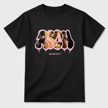 Sneaker match tees – Sneaker Tees To Match Air Jordan 4 Iced Carmine Shoes – Rich Mindset Tee Black 2