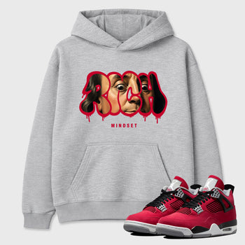 Sneaker match tees – Sneaker Tees To Match Air Jordan 4 Toro Bravo Shoes – Rich Mindset Tee Heather Grey 1