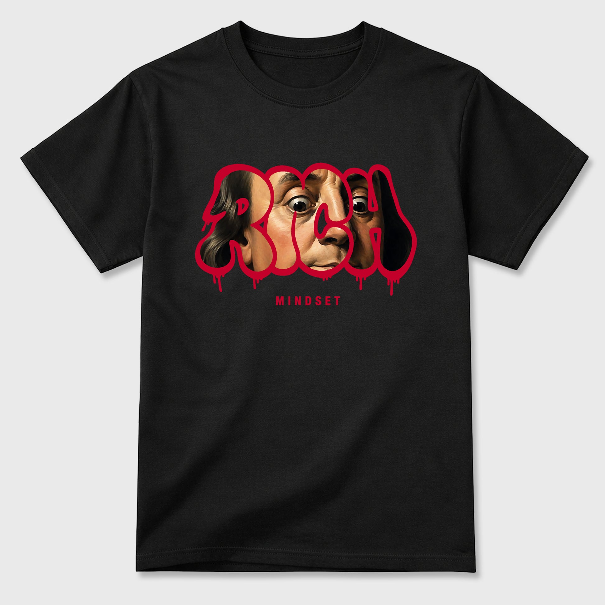 Sneaker match tees – Sneaker Tees To Match Air Jordan 4 Toro Bravo Shoes – Rich Mindset Tee Black 2