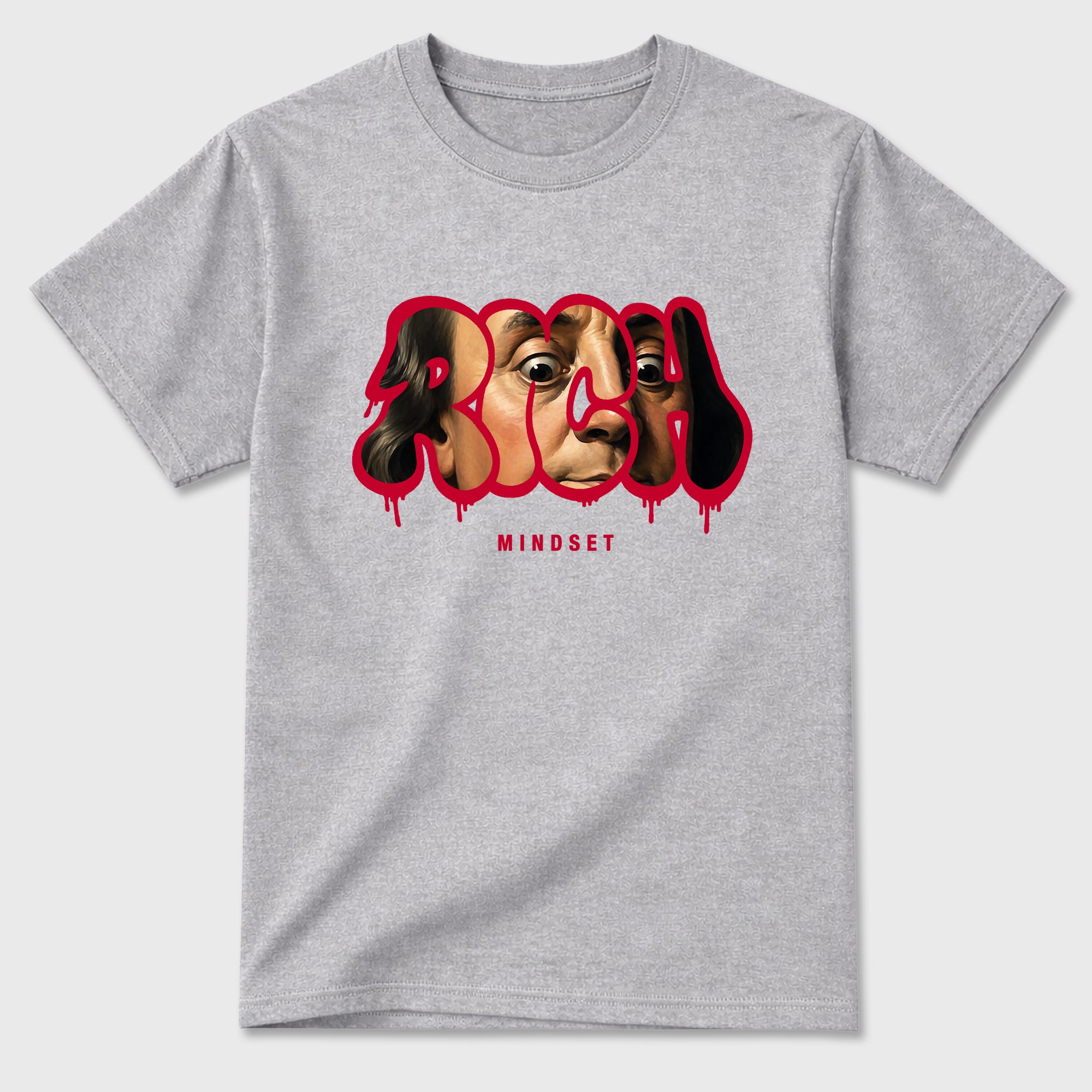 Sneaker match tees – Sneaker Tees To Match Air Jordan 4 Toro Bravo Shoes – Rich Mindset Tee Heather Grey 2