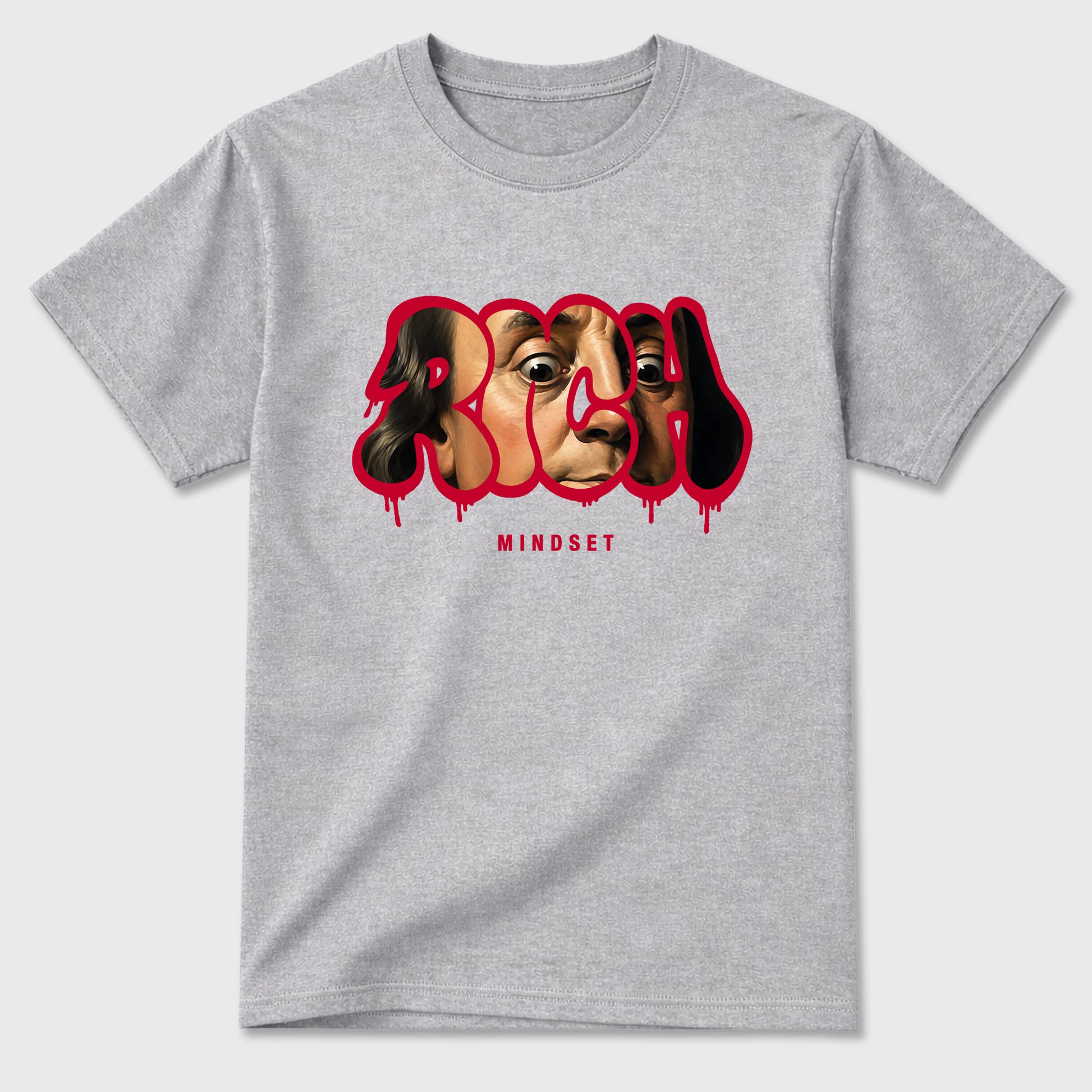 Sneaker match tees – Sneaker Tees To Match Air Jordan 4 Toro Bravo Shoes – Rich Mindset Tee Heather Grey 2