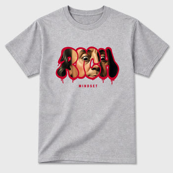Sneaker match tees – Sneaker Tees To Match Air Jordan 4 Toro Bravo Shoes – Rich Mindset Tee Heather Grey 2