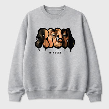 Sneaker match tees – Sneaker Tees To Match Air Jordan 6 Cap and Gown Shoes – Rich Mindset Tee Heather Grey 2
