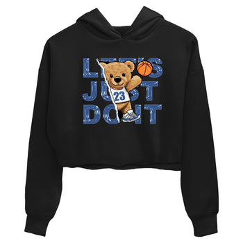 11s Diffused Blue shirts to match jordans Rip Out Bear sneaker match tees Air Jordan 11 Diffused Blue SNRT Sneaker Release Tees unisex cotton Black 2 Crop Shirts