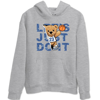 11s Diffused Blue shirts to match jordans Rip Out Bear sneaker match tees Air Jordan 11 Diffused Blue SNRT Sneaker Release Tees unisex cotton Heather Grey 2 crew neck shirts