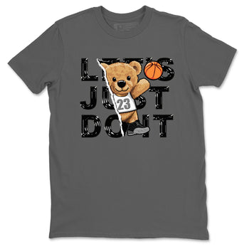 12s Black Wolf Grey shirts to match jordans Rip Out Bear sneaker match tees 12s Baron SNRT Sneaker Release Tees unisex cotton Cool Grey 2 crew neck shirts