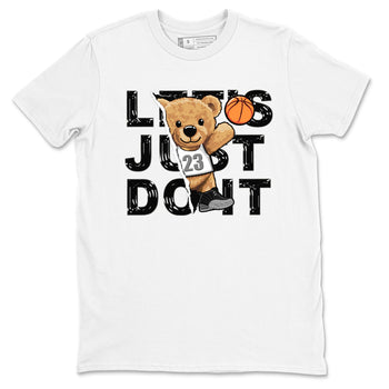 12s Black Wolf Grey shirts to match jordans Rip Out Bear sneaker match tees 12s Baron SNRT Sneaker Release Tees unisex cotton White 2 crew neck shirts